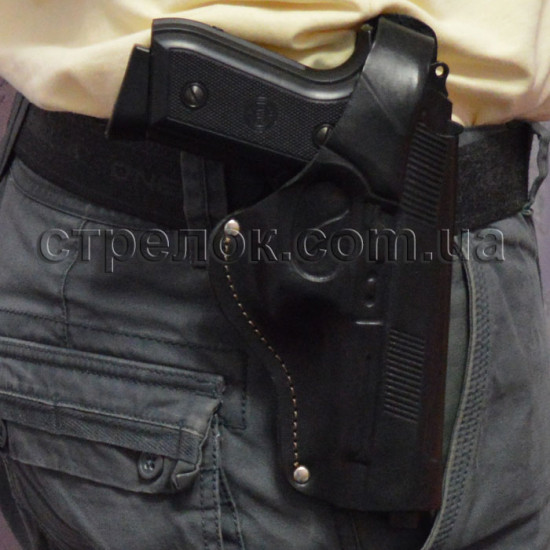 Кобура поясна для Beretta 92, шкіряна формована