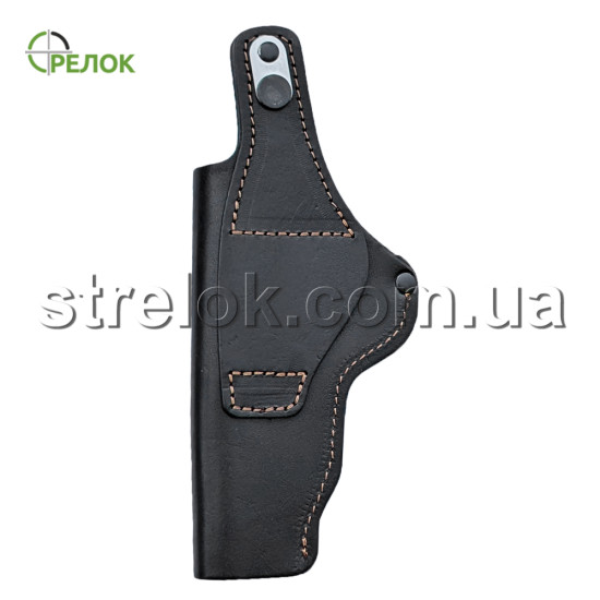 Кобура поясна для АПС, шкіряна зі скобою