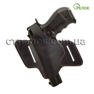 Кобура поясная для Blow C75 (бабочка) кожаная черная