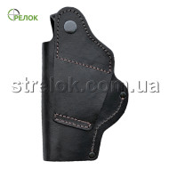 Кобура поясна для Форт-17, шкіряна формована зі скобою