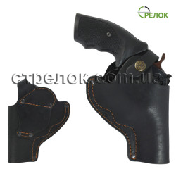 Кобура поясная для револьвера 3", кожаная