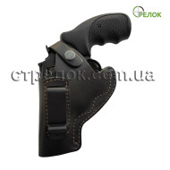 Кобура поясна для револьвера 3", шкіряна зі скобою (для шульги)