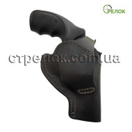 Кобура поясна для револьвера 3", шкіряна зі скобою (для шульги)