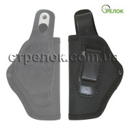 Кобура поясная Стрелок для Форт-12, синтетическая со скобой, черная (для левши)