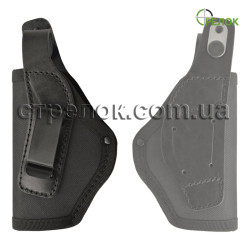 Кобура поясная Стрелок для Форт-17, синтетическая со скобой (для левши)