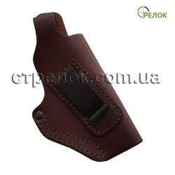 Кобура поясная Стрелок для Retay 84FS, кожаная со скобой КОРИЧНЕВАЯ