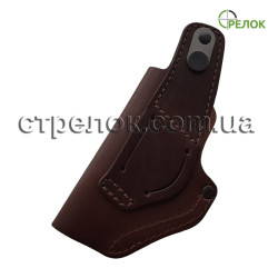 Кобура поясная Стрелок для Retay 84FS, кожаная со скобой КОРИЧНЕВАЯ