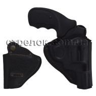 Кобура поясная для револьвера, кожаная формованная