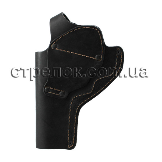 Кобура поясная для револьвера 4-4,5", кожаная 