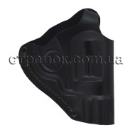 Кобура поясная для револьвера, кожаная формованная