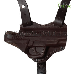 Кобура оперативная для Форт-12, кожаная формованная КОРИЧНЕВАЯ