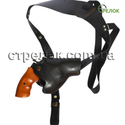 Кобура оперативная для револьвера 3", кожаная