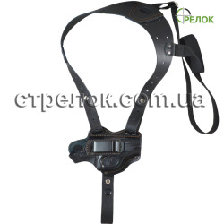 Кобура підплечна/поясна/внутрібрючна для Schmeisser AE 790M шкіряна формована зі скобою