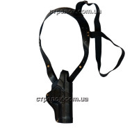 Кобура підплічна/поясна для Beretta 92, шкіряна формована ЧОРНА