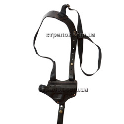 Кобура оперативная для Форт-12, кожаная формованная ЧЕРНАЯ