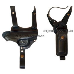 Кобура оперативна для ПМ із чохлом під магазин шкіряна формована Кобура оперативна для ПМ із чохлом під магазин шкіряна формована