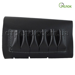 Патронташ Феникс на приклад (12 калибр, 6 ячеек), черный