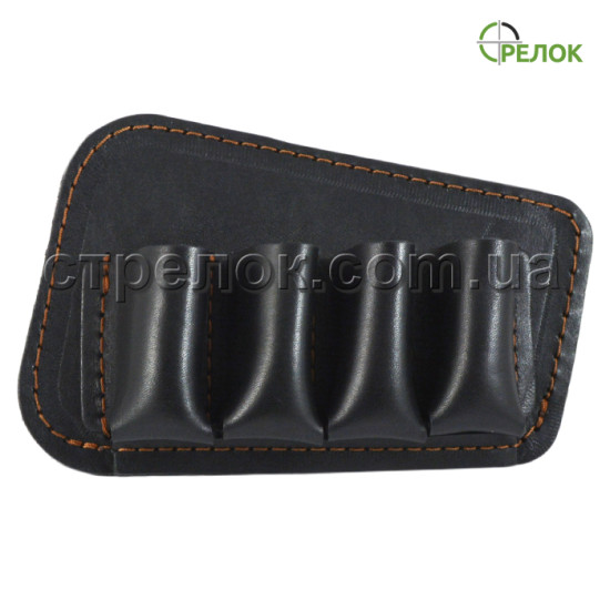 Патронташ на приклад (12 калибр, 4 ячейки), черный