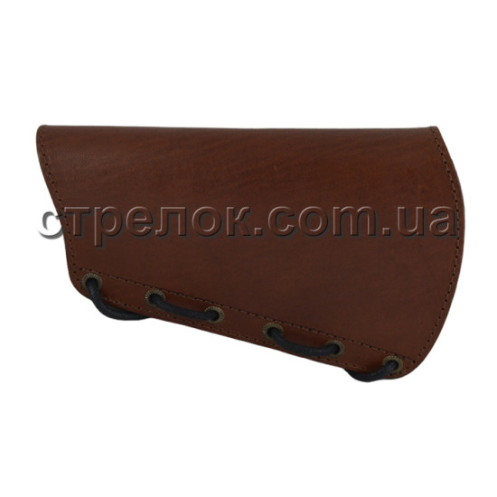 Патронташ на приклад (12 калибр, 6 ячеек), коричневый