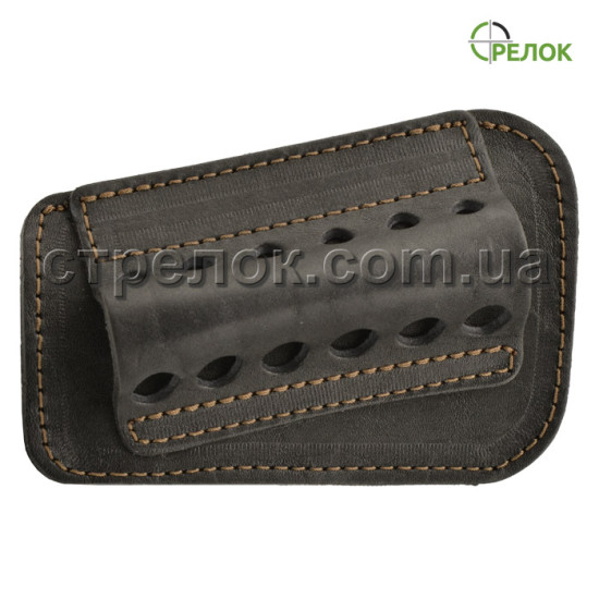 Патронташ на приклад (калибр 7.62, 6 ячеек) черный