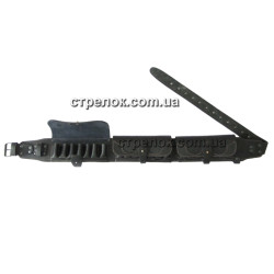 Патронташ однорядный закрытый (12 калибр, 21 ячейка) Патронташ однорядный закрытый (12 калибр, 21 ячейка)