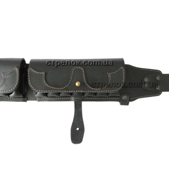 Патронташ однорядный закрытый (12 калибр, 21 ячейка)