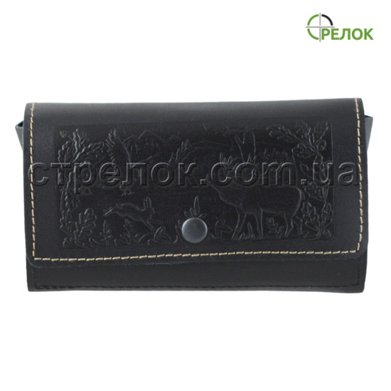 Подсумок Феникс на 12 патронов (12 калибр) черный Подсумок Феникс на 12 патронов (12 калибр) черный