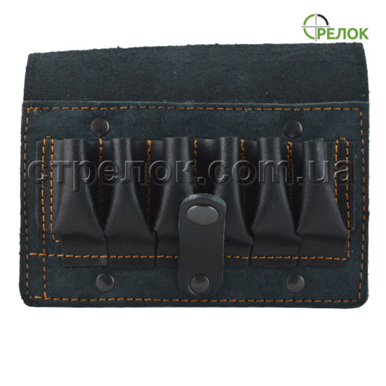 Подсумок Феникс на 6 патронов (12 калибр) черный Подсумок Феникс на 6 патронов (12 калибр) черный