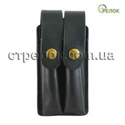 Подсумок Медан 1313 для 2 магазинов АПС, кожаный