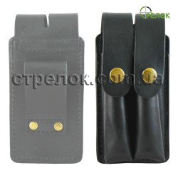 Подсумок Медан 1313 для 2 магазинов Форт-14, кожаный