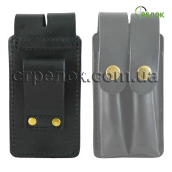 Подсумок Медан 1313 для 2 магазинов Форт-14, кожаный Подсумок Медан 1313 для 2 магазинов Форт-14, кожаный