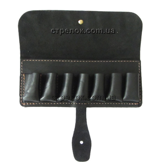 Подсумок на 7 патронов (12 калибр) черный Подсумок на 7 патронов (12 калибр) черный