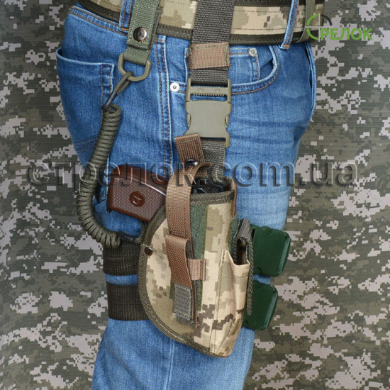 Кобура набедренная Стрелок, олива