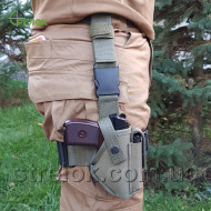 Кобура на стегно Стрілок для ПМ олива