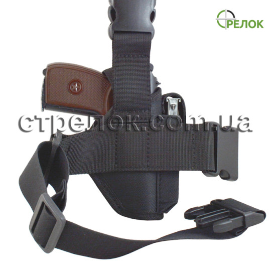 Кобура набедренная Стрелок для ПМ черная (для левши)