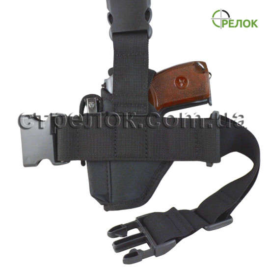 Кобура набедренная Стрелок для ПМ черная