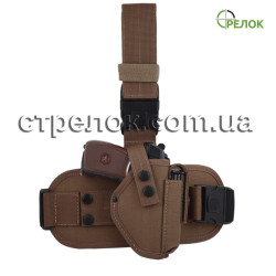 Кобура на стегно Стрілок для ПМ, койот