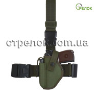 Кобура набедренная Стрелок для ПМ олива (для левши)