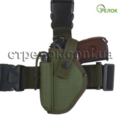 Кобура набедренная Стрелок для ПМ олива (для левши) Кобура набедренная Стрелок для ПМ олива (для левши)