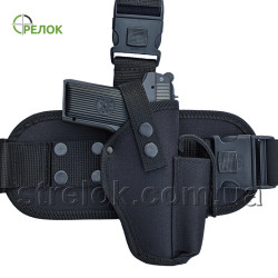 Кобура на стегно Стрілок для ТТ, чорна Кобура на стегно Стрілок для ТТ, чорна