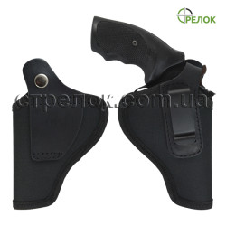 Кобура поясная для револьвера 3", синтетическая со скобой