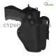 Кобура поясная Стрелок для Blow TR92 с подсумком под магазин, черная Кобура поясная Стрелок для Blow TR92 с подсумком под магазин, черная