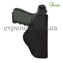 Кобура поясная Стрелок для пистолета Retay G17/G19 синтетика/кожа, черная
