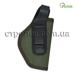 Кобура поясная Стрелок для ПМ, синтетическая со скобой, олива