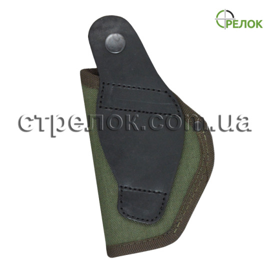 Кобура поясная Стрелок для ПМ, синтетическая со скобой, олива