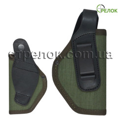 Кобура поясная Стрелок для ПМ, синтетическая со скобой, олива