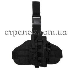 Кобура набедренная MFH с платформой, черная Кобура набедренная MFH с платформой, черная