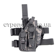 Кобура набедренная MFH с подсумками, AT-digital