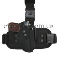 Кобура на стегно Стрілок для ПМ, чорна