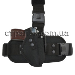 Кобура на стегно Стрілок для ПМ, чорна